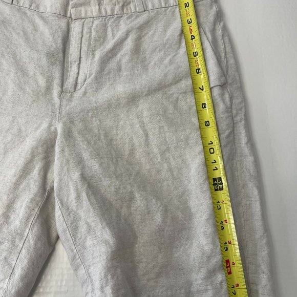 BananaRepublic linen cotton beige  Bermuda shorts. SIZE 6 - Picture 5 of 16